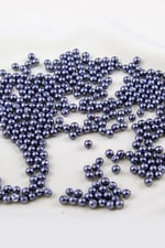 4 mm Gri Cam İnci Boncuk Aksesuar Takı Malzemesi (30 Gr 330 Adet)