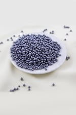 4 mm Gri Cam İnci Boncuk Aksesuar Takı Malzemesi (30 Gr 330 Adet)