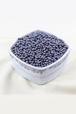 4 mm Gri Cam İnci Boncuk Aksesuar Takı Malzemesi (30 Gr 330 Adet)