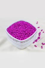 4 mm Güzel Fuşya Cam İnci Boncuk Aksesuar Takı Malzemesi (30 Gr 330 Adet)