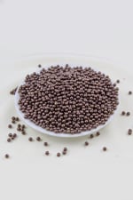 4 mm Güzel Kahve Plastik İnci Boncuk Aksesuar Takı Malzemesi (25 Gr)