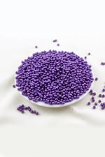 4 mm Güzel Mor Plastik İnci Boncuk Aksesuar Takı Malzemesi (25 Gr)