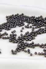 4 mm Haki Plastik İnci Boncuk Aksesuar Takı Malzemesi (25 Gr)