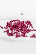 4 mm Koyu Bordo Cam İnci Boncuk Aksesuar Takı Malzemesi (30 Gr 330 Adet)