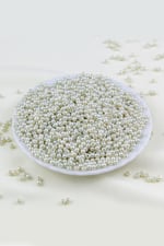 4 mm Koyu Gri Tonu Plastik İnci Boncuk Aksesuar Takı Malzemesi (25 Gr)