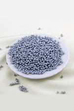 4 mm Koyu Gri1 Plastik İnci Boncuk Aksesuar Takı Malzemesi (25 Gr)