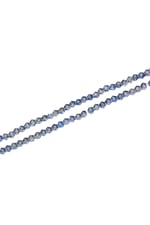 4 mm Koyu İndigo Piramit Kristal Cam Boncuk 1 Dizi - (85 Adet)