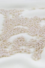 4 mm Koyu Krem1 Plastik İnci Boncuk Aksesuar Takı Malzemesi (25 Gr)