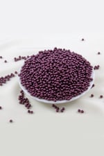 4 mm Koyu Mürdüm Plastik İnci Boncuk Aksesuar Takı Malzemesi (25 Gr)