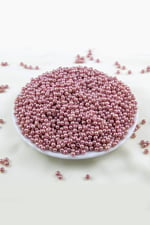 4 mm Koyu Pembe Tonu Plastik İnci Boncuk Aksesuar Takı Malzemesi (25 Gr)