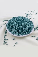 4 mm Koyu Turkuaz Plastik İnci Boncuk Aksesuar Takı Malzemesi (25 Gr)