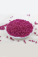 4 mm Mat Fuşya Plastik İnci Boncuk Aksesuar Takı Malzemesi (25 Gr)