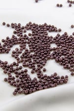 4 mm Mat Kahve Tonu Plastik İnci Boncuk Aksesuar Takı Malzemesi (25 Gr)