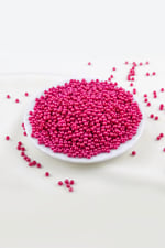 4 mm Mat Kırmızı Plastik İnci Boncuk Aksesuar Takı Malzemesi (25 Gr)