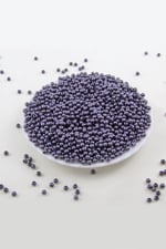 4 mm Mat Siyah Tonu Plastik İnci Boncuk Aksesuar Takı Malzemesi (25 Gr)