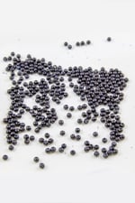 4 mm Mat Siyah1 Plastik İnci Boncuk Aksesuar Takı Malzemesi (25 Gr)