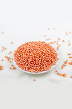 4 mm Oranj Koyu Plastik İnci Boncuk Aksesuar Takı Malzemesi (25 Gr)