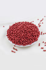 4 mm Parlak Bordo Plastik İnci Boncuk Aksesuar Takı Malzemesi (25 Gr)