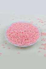 4 mm Pembe ve Soluk Ton Plastik İnci Boncuk Aksesuar Takı Malzemesi (25 Gr)
