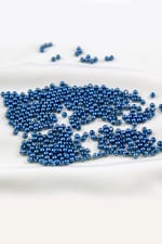4 mm Petrol Mavisi Plastik İnci Boncuk Aksesuar Takı Malzemesi (25 Gr)
