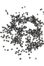 4 mm Piramit Antrasit Plastik Boncuk Aksesuar Takı Malzemesi (25 Gr)