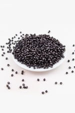 4 mm Piramit Siyah Boncuk Aksesuar Takı Malzemesi (25 Gram)