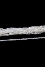 4 mm Şeffaf Az Janjan Basık Kristal Cam Boncuk 1 Dizi - (110 Adet)