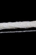 4 mm Şeffaf Az Janjan Piramit Kristal Cam Boncuk 1 Dizi - (85 Adet)