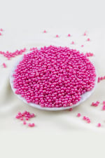 4 mm Şeker Pembe Plastik İnci Boncuk Aksesuar Takı Malzemesi (25 Gr)