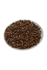 4 Mm Silindir Kahve Rengi Ahşap Boncuk 50 gr