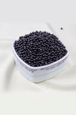4 mm Siyah Cam İnci Boncuk Aksesuar Takı Malzemesi (30 Gr 330 Adet)