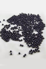 4 mm Siyahımsı Plastik İnci Boncuk Aksesuar Takı Malzemesi (25 Gr)