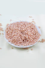 4 mm Soluk Pembemsi Krem Plastik İnci Boncuk Takı Malzemesi (25 Gr)