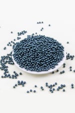 4 mm Turkuaz Mavisi Cam İnci Boncuk Aksesuar Takı Malzemesi (30 Gr 330 Adet)