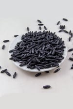 4x13 mm Siyah Arpa Plastik Boncuk Aksesuar (25 Gram)
