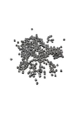 4x4 mm Kare Gümüş Plastik Boncuk (30 Gr 560 Adet)