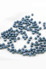 5 mm Cam İnci Koyu Turkuaz Boncuk Aksesuar Takı Malzemesi (30 Gr 160 Adet)