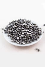 5 mm Dünya CCB Kaplama Koyu Gümüş Boncuk Aksesuar Takı Malzemesi (25 Gram)