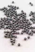 5 mm Dünya CCB Kaplama Koyu Gümüş Boncuk Aksesuar Takı Malzemesi (25 Gram)