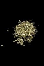 5 mm Gold Ortadan Delikli Pirinç Pul Payet (30 Gr 420 Adet)