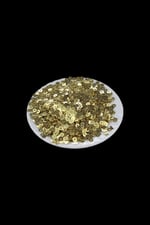 5 mm Gold Ortadan Delikli Pirinç Pul Payet (30 Gr 420 Adet)