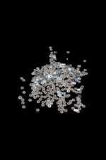 5 mm Gümüş Ortadan Delikli Metal Pul Payet (30 Gr 390 Adet)