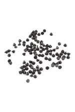 5 mm Metalik Koyu Gri İçten Delikli Piramitimsi Desen Boncuk Aksesuar (30 Gr 350 Adet)