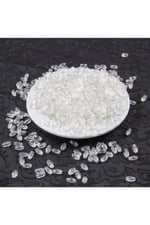 5x10 mm Şeffaf Arpa Akrilik Boncuk Aksesuar (25 Gram)