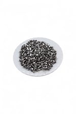 5x4 mm Metalik Gri Plastik Boncuk (30 Gr 640 Adet)