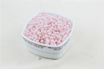 6 mm 2 Renk Karışık Soluk Pembe İnci Boncuk 30 Gr (Kolye, Bileklik, Küpe ve Takı Yapımı)