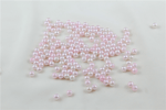 6 mm 2 Renk Karışık Soluk Pembe İnci Boncuk 30 Gr (Kolye, Bileklik, Küpe ve Takı Yapımı)