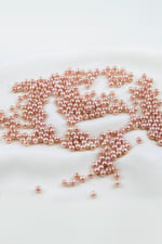 6 mm Açık Pembe Somon Plastik İnci Boncuk Aksesuar Takı Malzemesi (25 Gr)