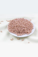 6 mm Açık Pembe Somon Plastik İnci Boncuk Aksesuar Takı Malzemesi (25 Gr)