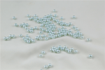 6 mm Açık Soluk Turkuaz İnci Boncuk 30 Gr (Kolye, Bileklik, Küpe ve Takı Yapımı)